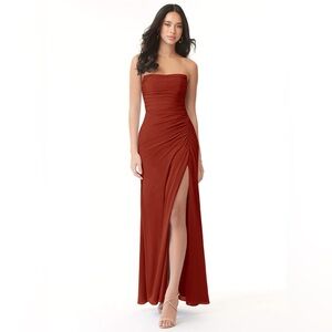 Azazie Bridesmaid Strapless Dress size A4